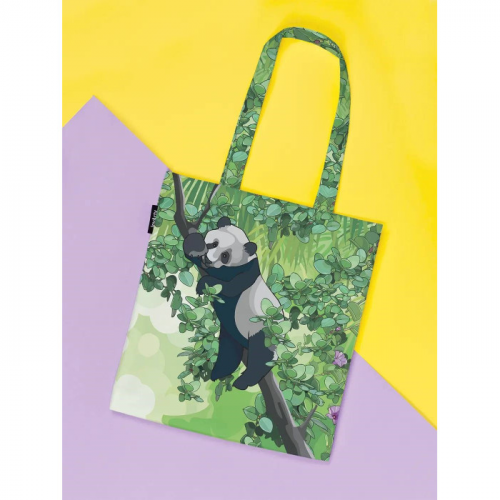 JoyArty Сумка шоппер Панда 37x35x7 см