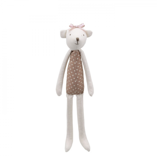 Мягкая игрушка Wilberry toys Мишка с бантиком 30 см