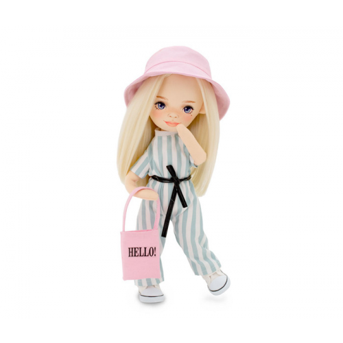Orange Toys Sweet Sisters Mia в полосатом комбинезоне 32 см