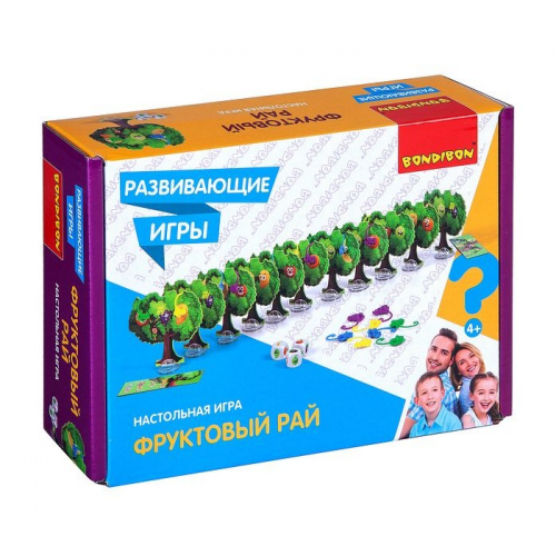 Bondibon Развивающая настольная игра Фруктовый рай