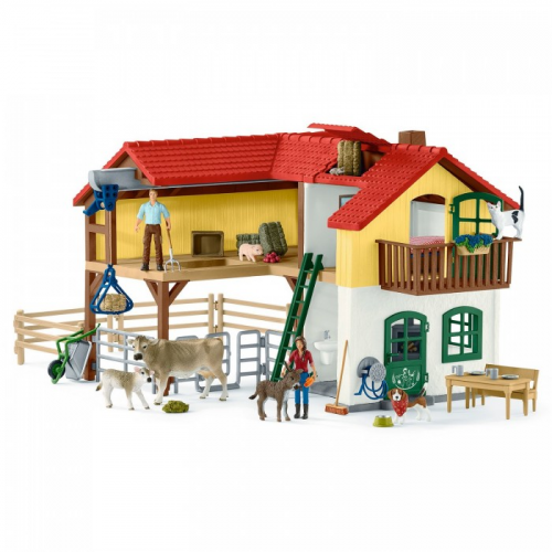Schleich Набор Ферма с хлевом и животными