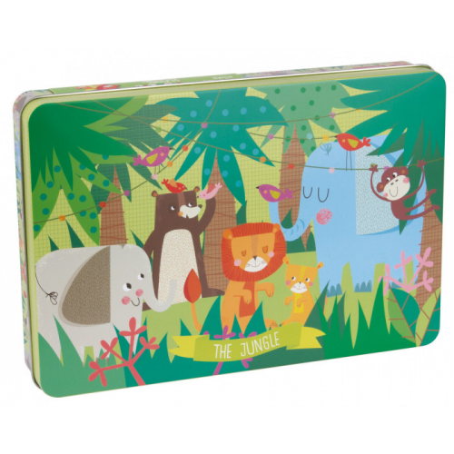 Apli Kids Пазл в металлической коробке Джунгли (24 детали)