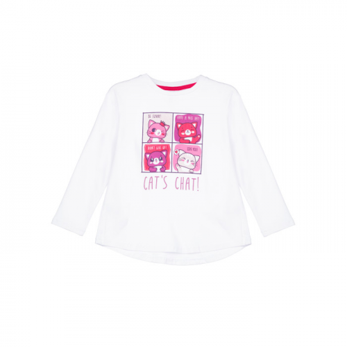 Playtoday Cats kids girls Лонгслив 32322114