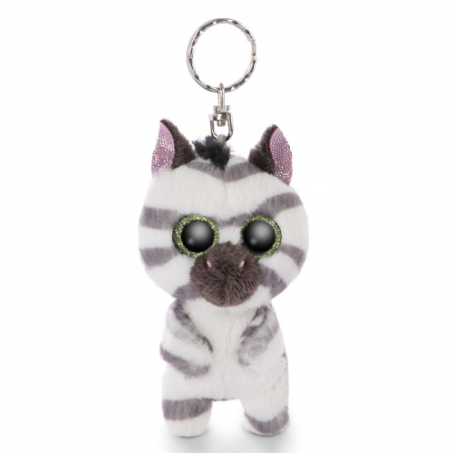 Мягкая игрушка Nici Зебра Манкалита брелок 9 см