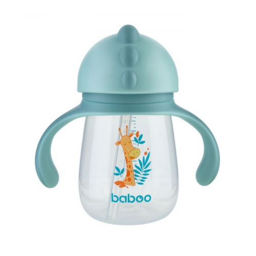 Поильник Baboo Кружка с трубочкой Safari 260 мл