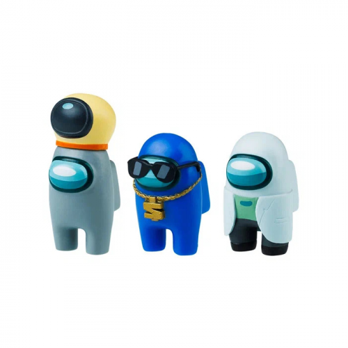 Among Us Набор фигурок серия 3 в коробке с окном 3 шт