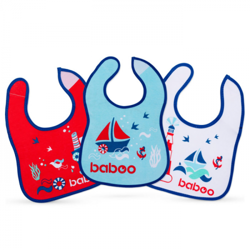 Нагрудник Baboo фартук Marine 3 шт