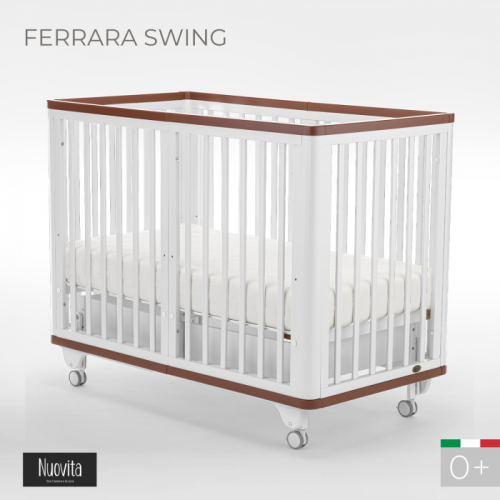 Кроватка-трансформер Nuovita Ferrara swing 125х65 см