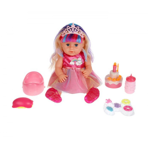 Карапуз Кукла озвученная Настюша 40 см Y40SBB-DP-CAKE