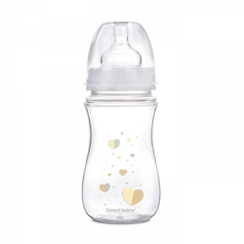 Бутылочка Canpol с широким горлышком PP EasyStart Newborn baby антиколиковая 240 мл 35/217
