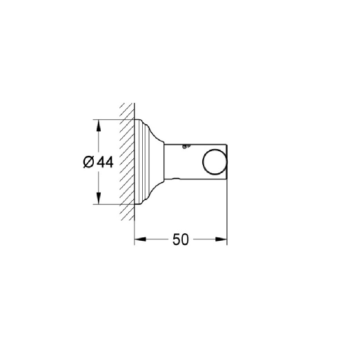 Крючок двойной GROHE Essentials Authentic 40656001 сталь хром