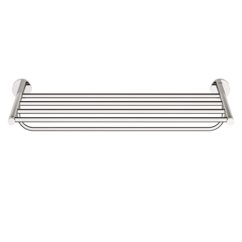 Полка для полотенец GROHE Essentials 40800001 650x270 мм с дополнительной штангой сталь хром