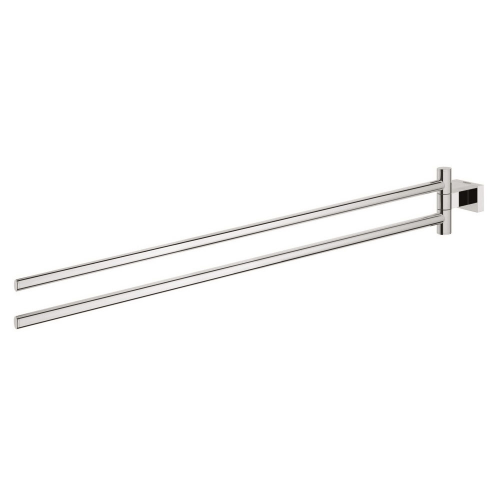 Полотенцедержатель двойной GROHE Essentials Cube 40624001 439 мм сталь хром
