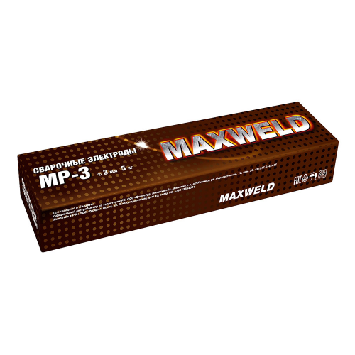 Электроды MAXWELD (MR35) МР-3 d3 мм 5 кг