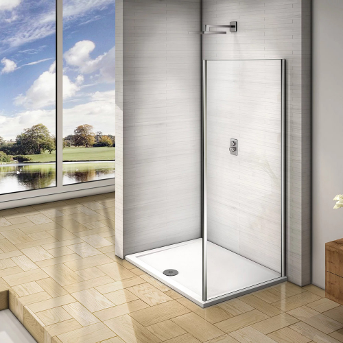 Душевая боковая панель GOOD DOOR ORION SP-90-C-CH 900x1850 мм прозрачное стекло 6 мм