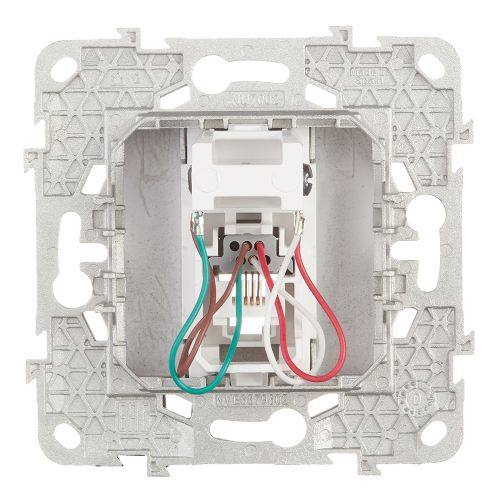 Розетка телефонная Schneider Electric Unica NEW NU549254 скрытая установка антрацит один модуль RJ11