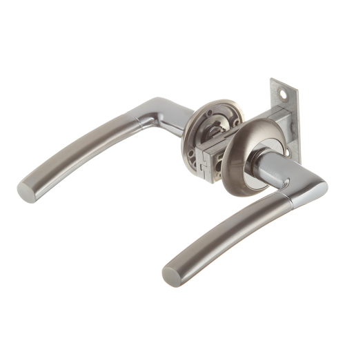 Комплект фурнитуры для двери Corsa Deco с защелкой и петлями (матовый никель) (669855)