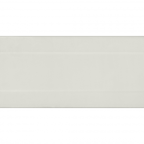 Плитка бордюр Керамин Вилландри 7 белая 250x125x9,5 мм