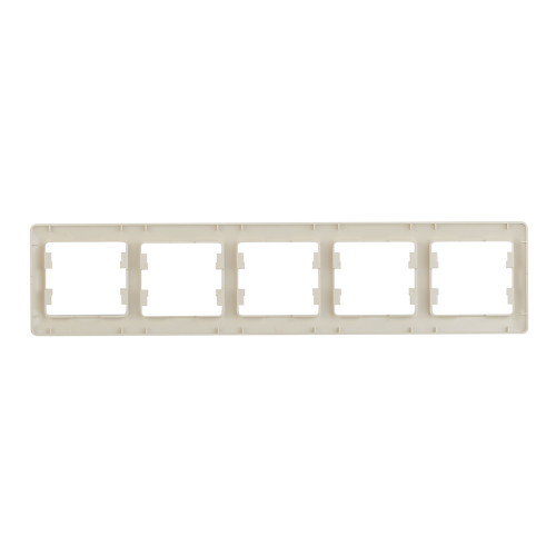 Рамка Schneider Electric Glossa GSL000205 пятиместная горизонтальная бежевая IP20