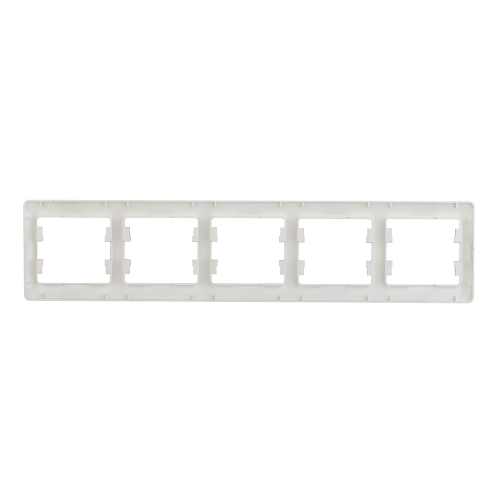 Рамка Schneider Electric Glossa GSL000305 пятиместная горизонтальная алюминий IP20