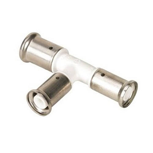 Тройник Henco (11PKW-322626) 32(пресс) х 26(пресс) х 26(пресс) белый PVDF