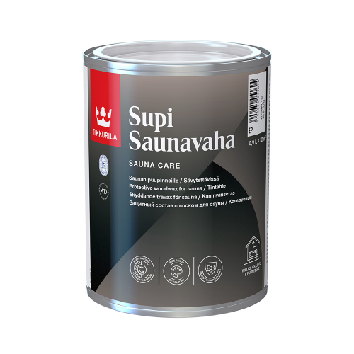 Антисептик Tikkurila Supi Saunavaha для бань и саун бесцветный 0,9 л