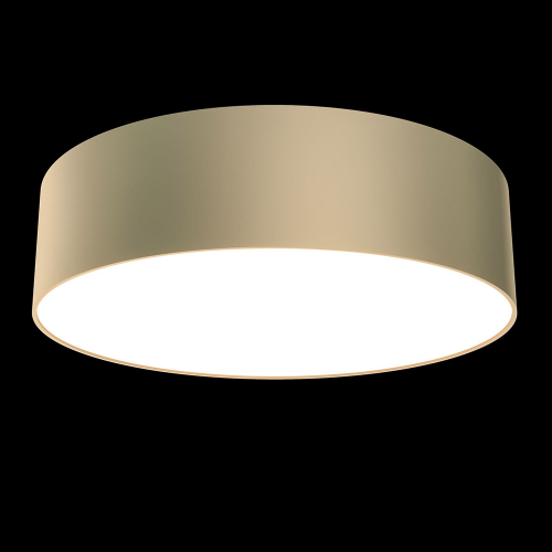 Светильник светодиодный потолочный накладной MAYTONI Zon (C032CL-L32MG3K) 175-240 В матовое золото 3000К теплый белый свет IP20 d220x58 мм
