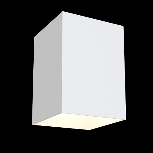 Светильник потолочный накладной MAYTONI Alfa (C015CL-01W) GU10 50 Вт 220-240 В белый IP20 115х90х90 мм
