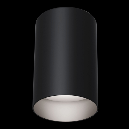 Светильник потолочный накладной MAYTONI Alfa (C014CL-01B) GU10 50 Вт 220-240 В черный IP20 d85x115 мм