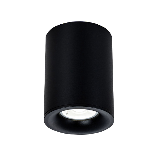 Светильник потолочный накладной MAYTONI Alfa (C012CL-01B) GU10 50 Вт 220-240 В черный IP20 d85x115 мм