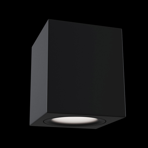 Светильник потолочный накладной MAYTONI Alfa (C013CL-01B) GU10 50 Вт 220-240 В черный IP20 115х90х90 мм
