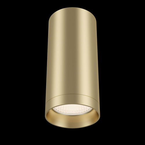 Светильник потолочный накладной MAYTONI Focus (C010CL-01MG) GU10 50 Вт 220-240 В матовое золото IP20 d60x130 мм