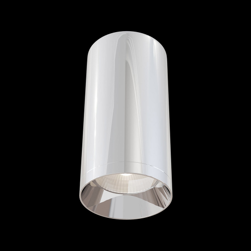 Светильник потолочный накладной MAYTONI Focus (C010CL-01CH) GU10 50 Вт 220-240 В хром IP20 d60x130 мм
