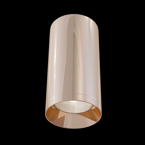 Светильник потолочный накладной MAYTONI Focus (C010CL-01RG) GU10 50 Вт 220-240 В розовое золото IP20 d60x130 мм