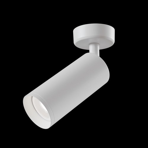 Светильник потолочный накладной MAYTONI Focus (C017CW-01W) GU10 50 Вт 220-240 В белый IP20 d65x195 мм