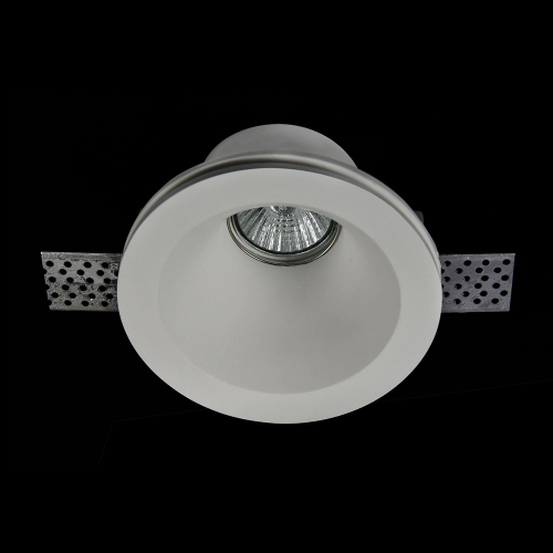 Светильник встраиваемый GU10 35 Вт 130 мм матовый IP20 MAYTONI Gyps Modern (DL002-1-01-W)
