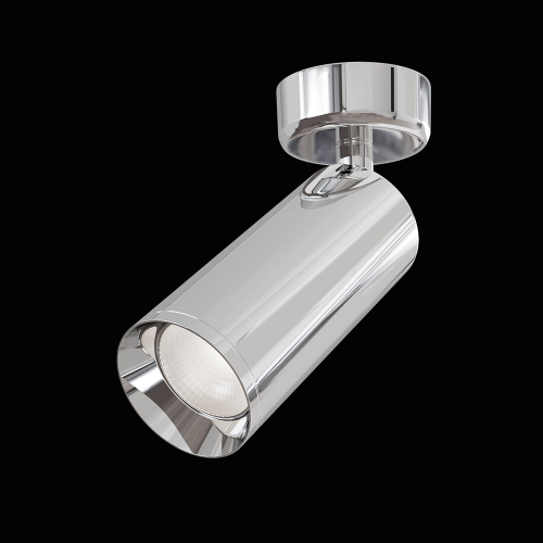 Светильник потолочный накладной MAYTONI Focus (C017CW-01CH) GU10 50 Вт 220-240 В хром IP20 d65x195 мм