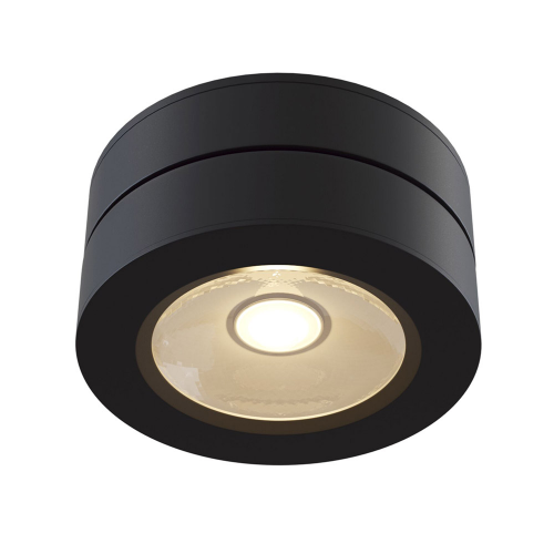 Светильник светодиодный потолочный накладной MAYTONI Magic (C022CL-L12B4K) 12 Вт 220-240 В черный 4000К естественный белый свет IP20 d100x55 мм