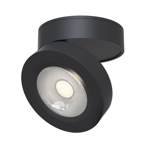 Светильник светодиодный потолочный накладной MAYTONI Magic (C022CL-L7B4K) 7 Вт 220-240 В черный 4000К естественный белый свет IP20 d85x50 мм