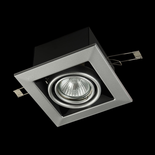 Светильник встраиваемый GU10 50 Вт 126х126х78 мм матовый IP20 MAYTONI Metal Modern (DL008-2-01-S)