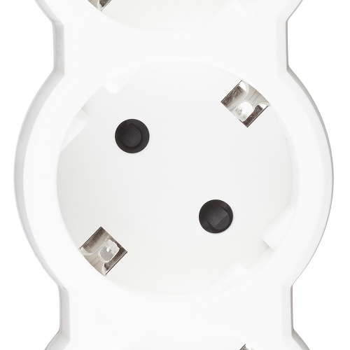 Колодка электрическая Legrand с заземлением 16 А 230 В 3,5 кВт 4 розетки IP20 белая