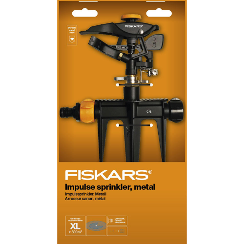 Дождеватель для орошения Fiskars (1023658) металлический импульсный