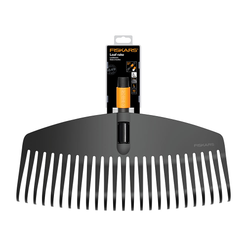 Насадка-грабли веерные Fiskars Quickfit (1000642) пластиковые для листьев и травы 25 зубьев