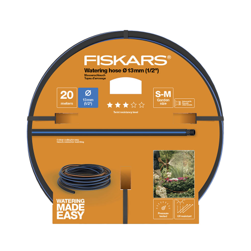 Шланг поливочный Fiskars 1/2" 20 м трехслойный (1027102)