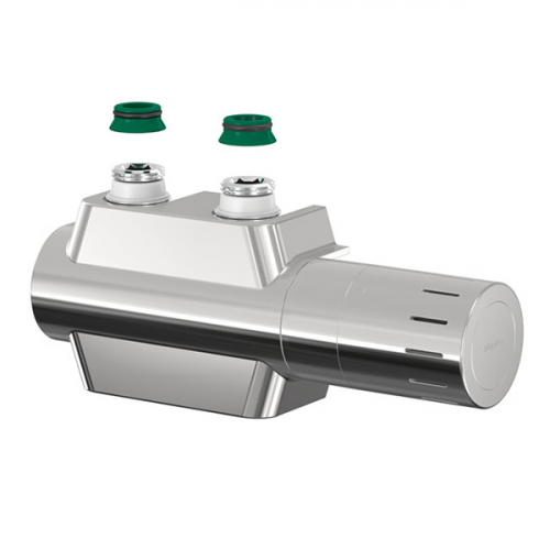 Узел нижнего подключения универсальный Simplex Design (F12061) 1/2 НР(ш) х 3/4 EK для радиатора комплект хром