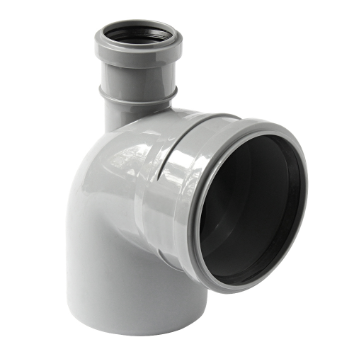 Отвод Pro Aqua Comfort d110х50 мм 87,5° прямой