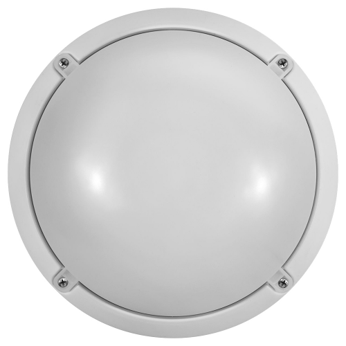 Светильник светодиодный накладной Онлайт OBL-R1-7-4K-WH-IP65-LED d174х68 мм 7 Вт 220-240 В 4000К холодный белый свет опал IP65 круглый с влагозащитой