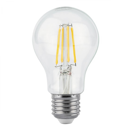Лампа светодиодная Gauss Filament 10 Вт E27 филаментная груша А60 2700К теплый белый свет 185-265 В прозрачная (10 шт.)
