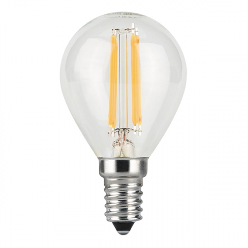 Лампа светодиодная Gauss Filament 9 Вт E14 филаментная шар 4100К естественный белый свет 150-265 В прозрачная (10 шт.)
