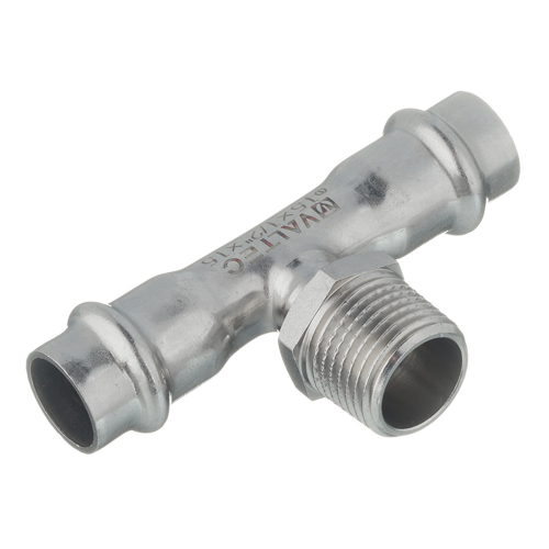 Тройник VALTEC (VTi.933.I.150415) 15 мм х 1/2 НР(ш) х 15 мм нержавеющая сталь